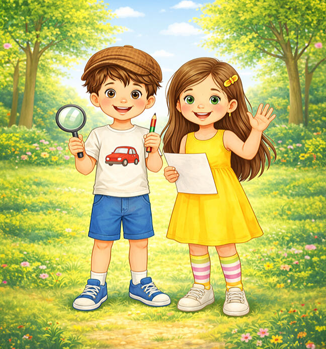 Patty und Leni Patty und Leni ein Junge und ein Mädchen, die beiden Hauptfiguren in Inspektor Patty